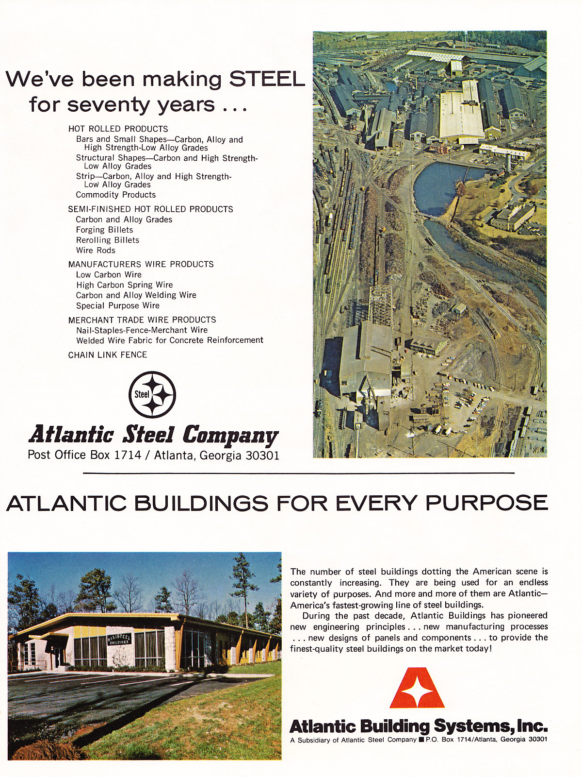 Atlantic
            Steel, 1971....
