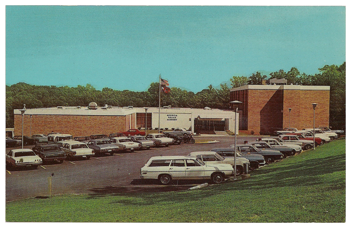 Georgia Police Academy postcard (front)